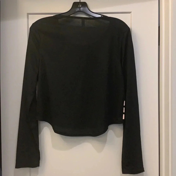 Cropped Graphic T-Shirt BABE graphic Black - Picture 2 of 5